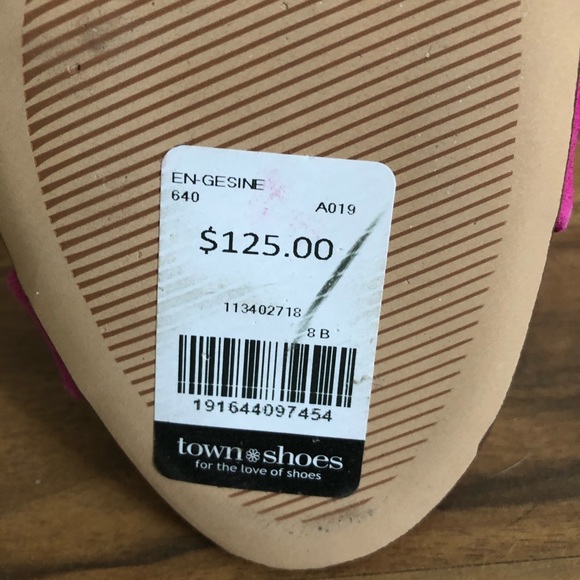 Pink Suede Leather high heels sandals - Picture 2 of 3